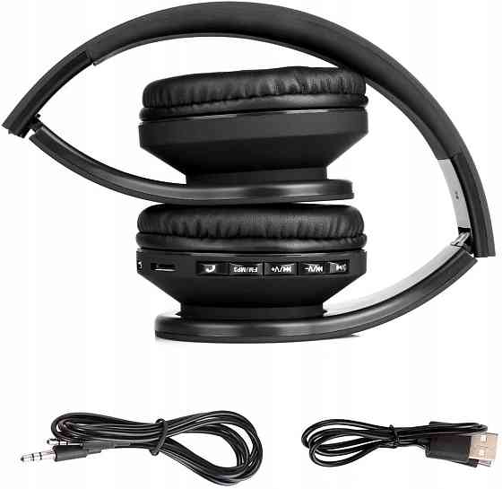 Беспроводные / Проводные Наушники bluetooth fm mp3 до 12 часов работы Jiuhufh (LH-811) Black Нововолынск
