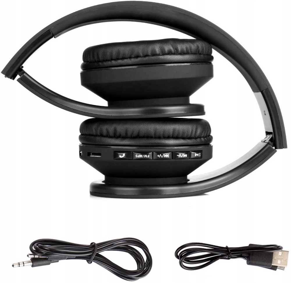 Беспроводные / Проводные Наушники bluetooth fm mp3 до 12 часов работы Jiuhufh (LH-811) Black Нововолынск - изображение 3