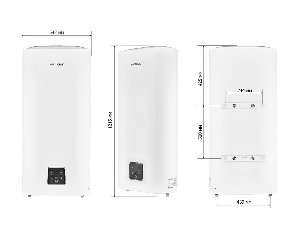 Водонагрівач "Плоский" MIXXUS EWH-09100 FLAT WET накопичувальний 100 л, мокрий тен 2 kW   ( WH0596 ) 21035 Харків - фото 5