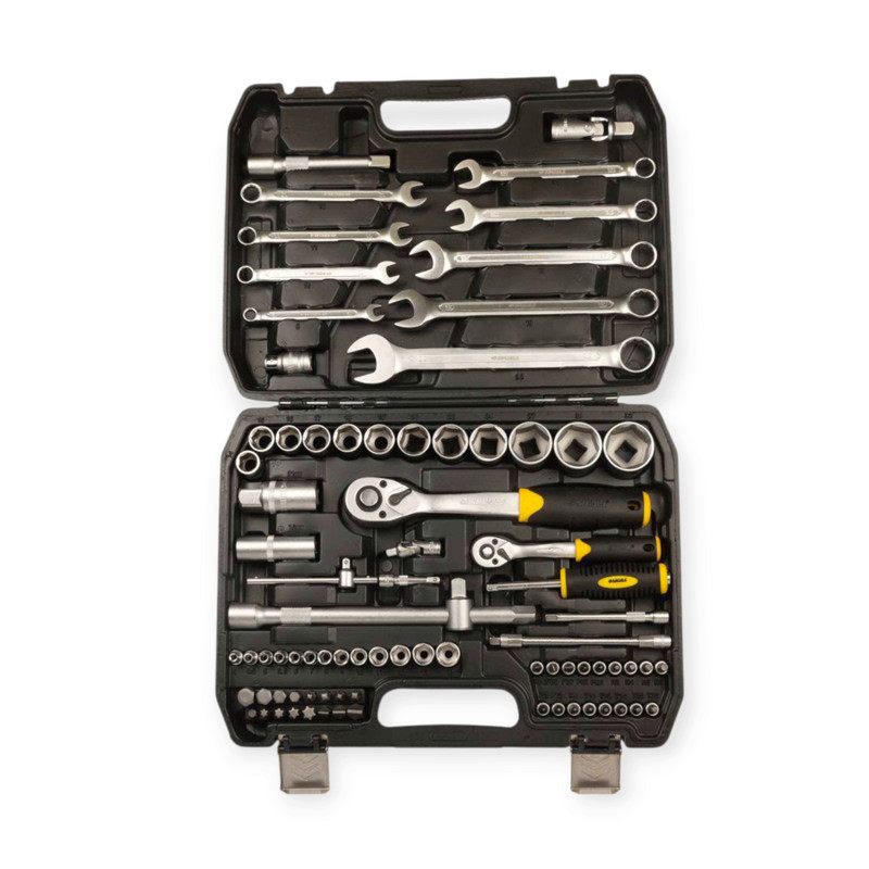 Набір головок 1/2", 1/4" 82 шт з бітами, ключами Sigma Мукачево - фото 6