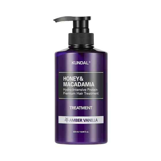 Кондиціонер для волосся Амбра & Ваніль Honey & Macadamia Treatment Amber Vanilla Kundal 500 мл Київ
