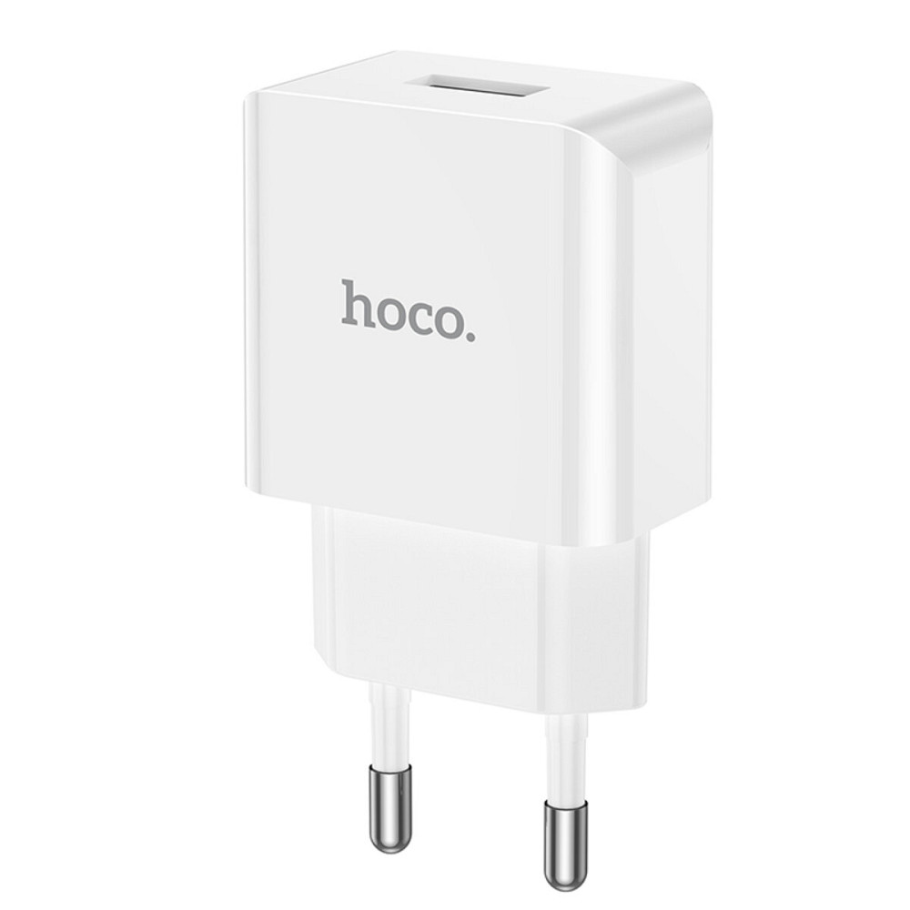 Мережевий зарядний пристрій HOCO C106A Leisure single port charger White Київ - фото 1