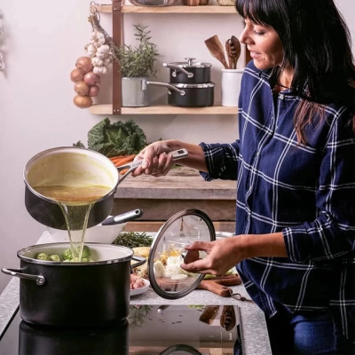 Ковш KitchenAid Steel Core, 16 см, 1,3 л, матовий чорний (CC005997-001) Винница - изображение 5