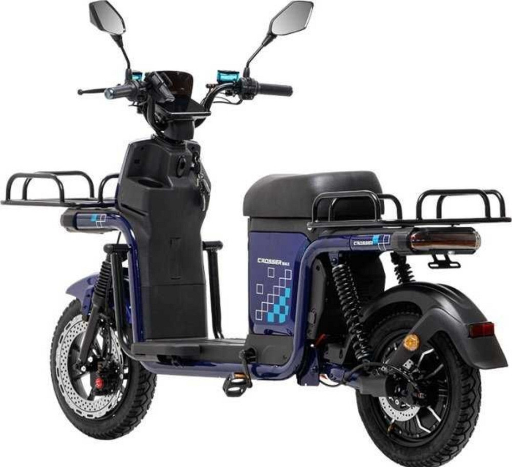 Електровелосипед Crosser SUPER MAX (1200W 30Ah LifePo4) Литий- Синій. Харків - фото 3