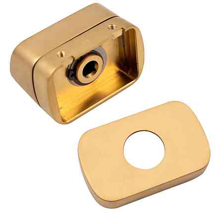 Дверна накладка під WC M&T Minimal2.0 148466 TIN-A титан/латунь матова Київ