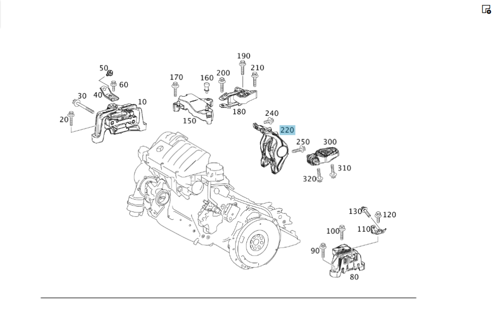 Mercedes-Benz  A2702230138 Кронштейн проміжного валу та півосі CLA C117 CLA Shooting Brake X117 GLA X156 A-class W176 B-class W242 B-class W246 Одесса - изображение 2