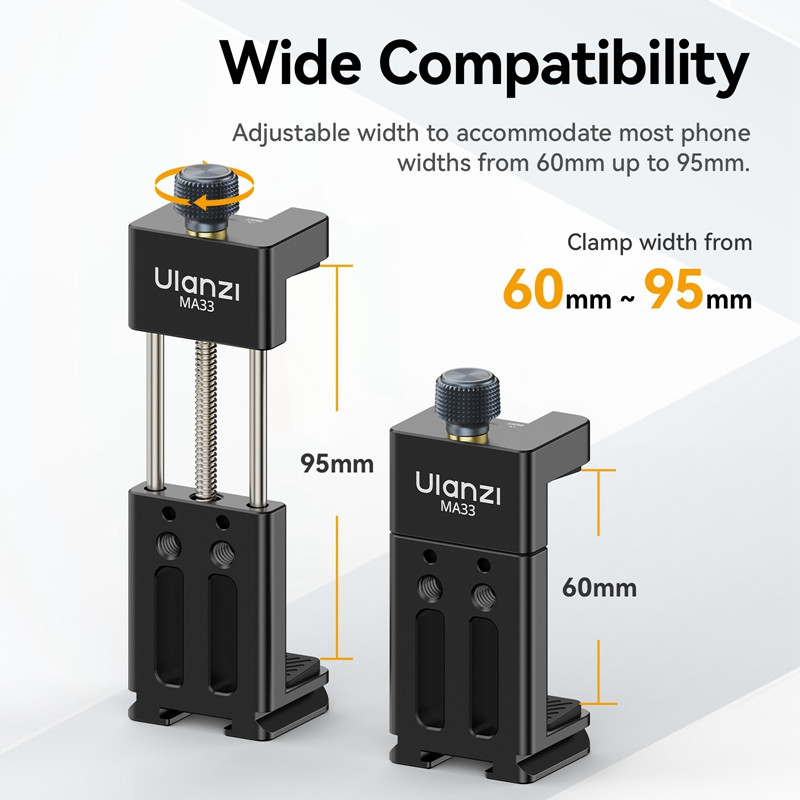 Тримач для телефону Ulanzi MA33 Phone Holder Black Одеса - фото 9