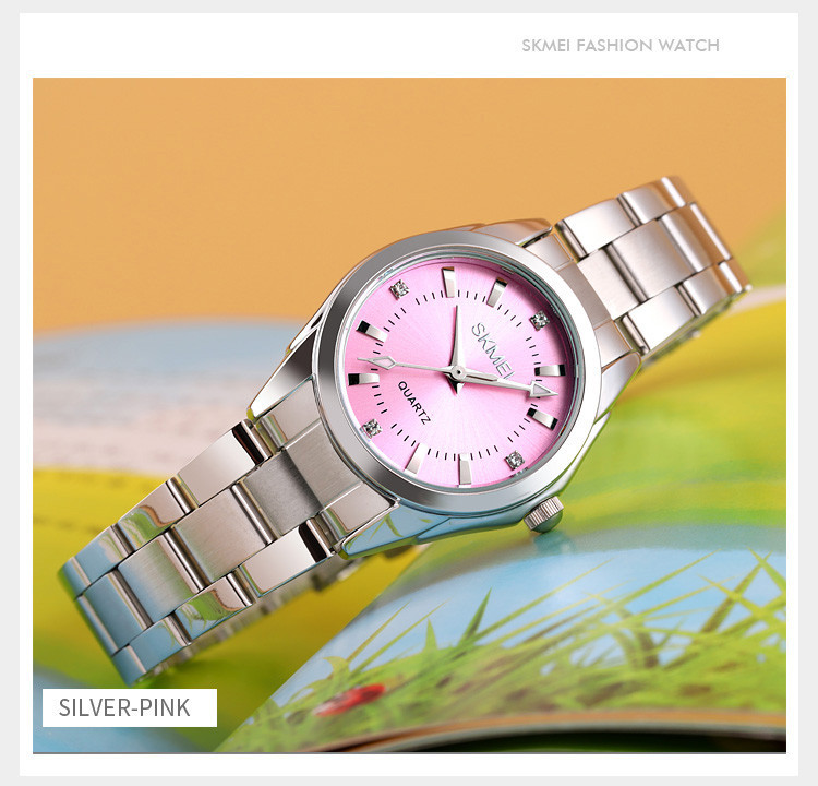 Skmei 1620SIPK Silver-Pink SBR Киев - изображение 3