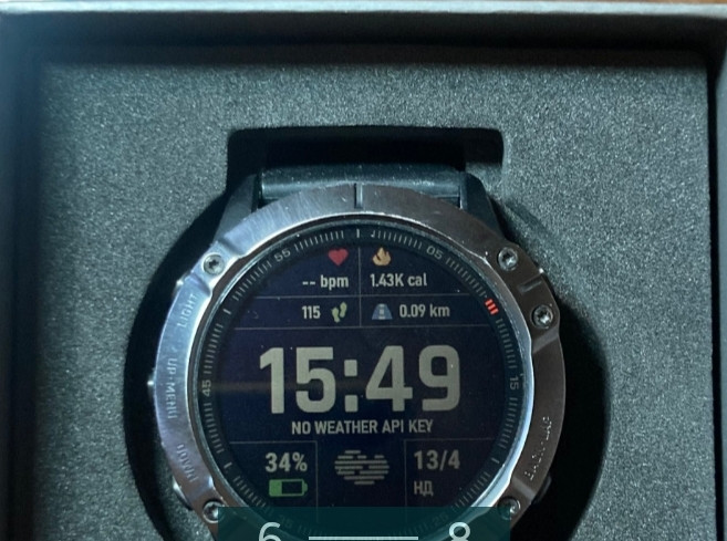 Смарт -Часы Годинник Garmin Fenix 6x Sapphire в кольорі Carbon Gray Киев - изображение 3