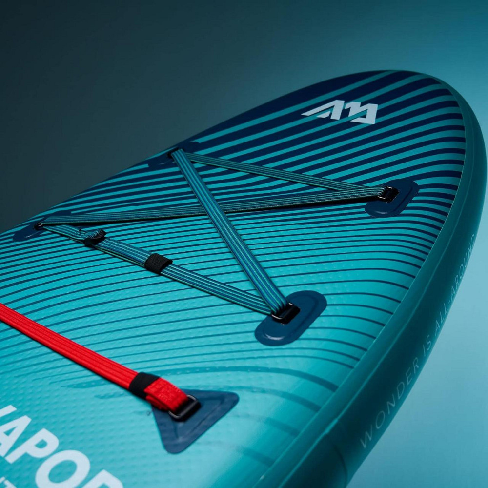 Надувна дошка для серфінгу Aqua Marina Vapor SUP з веслом, повідцем, рюкзаком і насосом 315 х 79 х 15 см Київ - фото 5