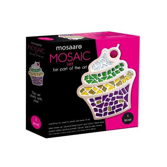 Дитячий набір для творчості кришталева мозаїка "Кекс" MA1006 Вінниця