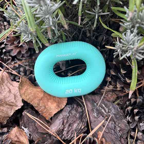 Эспандер кистевой силиконовый PowerPlay PP-4336 Hand Grip Medium 20 кг. Зеленый Киев