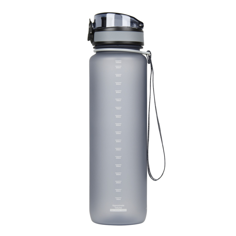 Пляшка для води UZSPACE 3038(Grey) 1000 мл, сіра Вінниця - фото 2