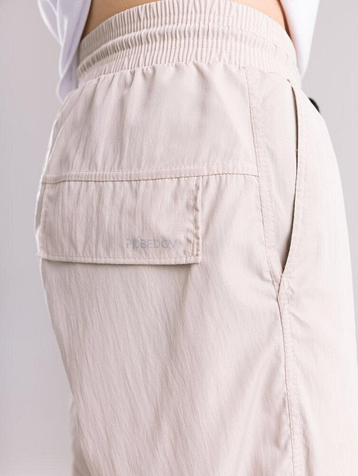 Бежеві чоловічі джогери. Джогери плащівка спорт чоловічі Pobedov Yoxo. Штани джогери з кишенями Київ - фото 5