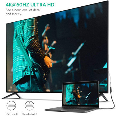 Дата кабель USB-C to USB-C 1.0m USB 3.1Gen2 100W US353 Black Ugreen (10387) Вінниця - фото 9