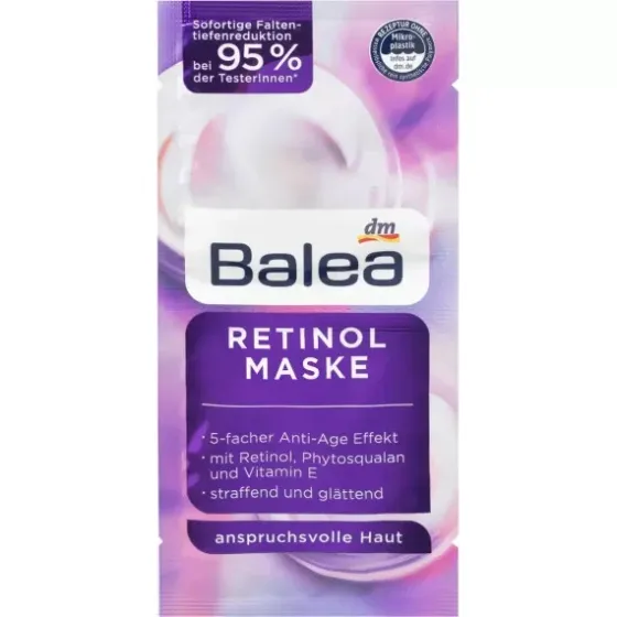 Маска для обличчя Ретинол Balea, 16 мл (Німеччина) Balea Maske Retinol, 16 ml Львів