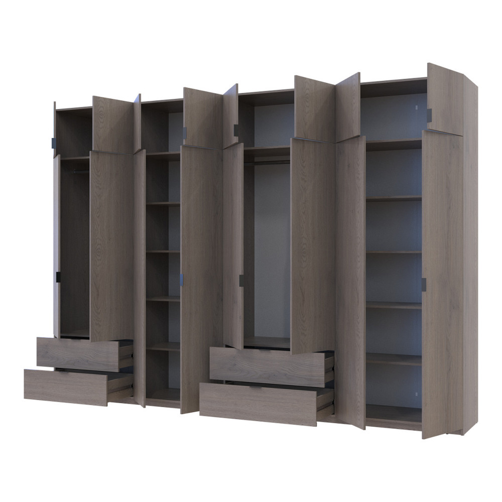 Комплект шаф для одягу Doros Лукас (2 шт.) 340х50х240 см Канноло (DRS-011858) Дніпро - фото 3