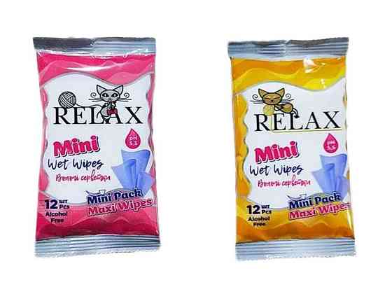 Вологі серветки 12шт ТМ Relax   Solmir Київ