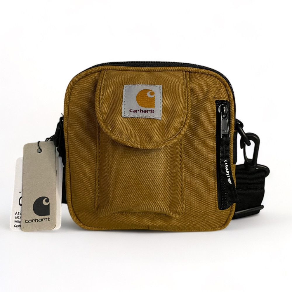 Сумка через плече Carhartt Кархарт 17х17х7 Коричневий Запоріжжя - фото 1