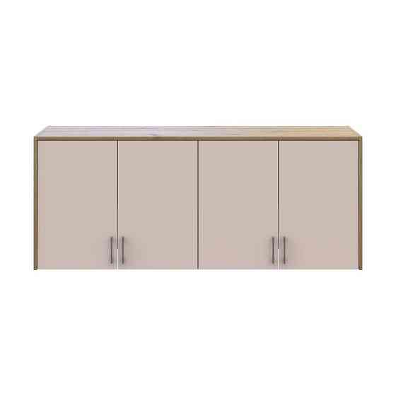 Антресоль высокая Doros Ронди Дуб Артизан/Кашемир 4 ДСП 160х52х65 (DRS-011910) Днепр