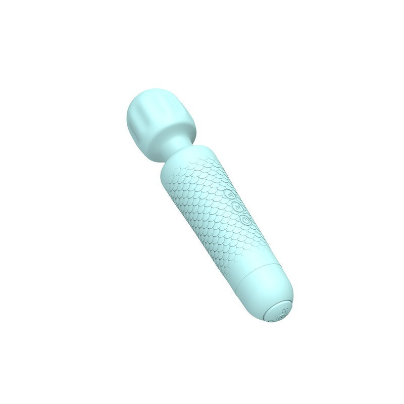 Міні-вібратор мікрофон Every Night Toys Sharon бірюзовий, 10 режимів вібрації Sex Aura Київ - фото 3