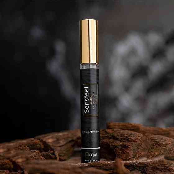 Чоловічі парфуми з феромонами Orgie – Sensfeel for Man Travel Size (10 мл), цитрусово-деревний аромат Sex Aura Київ