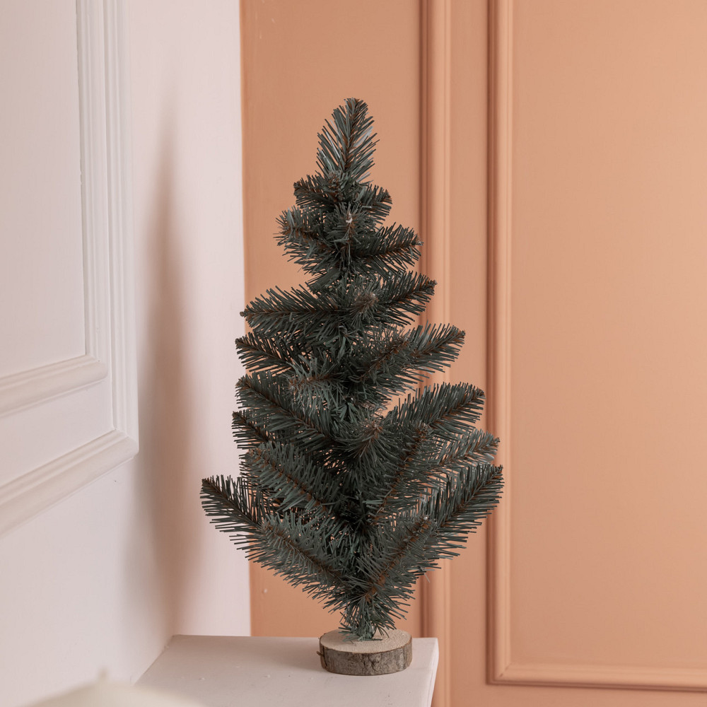 Голуба новорічна міні-ялинка "Полонинська" 45 см Київ - фото 1