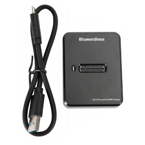 Док-станция для SSD M.2 NVMe и NGFF SATA USB3.1, Blueendless SD03A Вінниця - фото 5