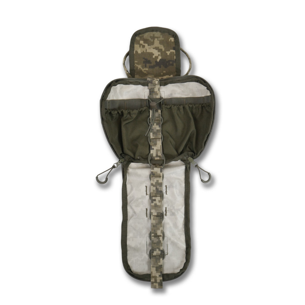Подсумок-аптечка (быстрый сброс) Kiborg GU Cordura Pixel. Быстросъемная тактическая аптечка подсумок Киев - изображение 5