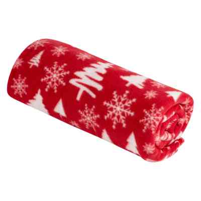 Плед Ardesto Christmas Fleece 130x160см, 100% поліестер, засніжені ялинки (ART0715PB) Вінниця