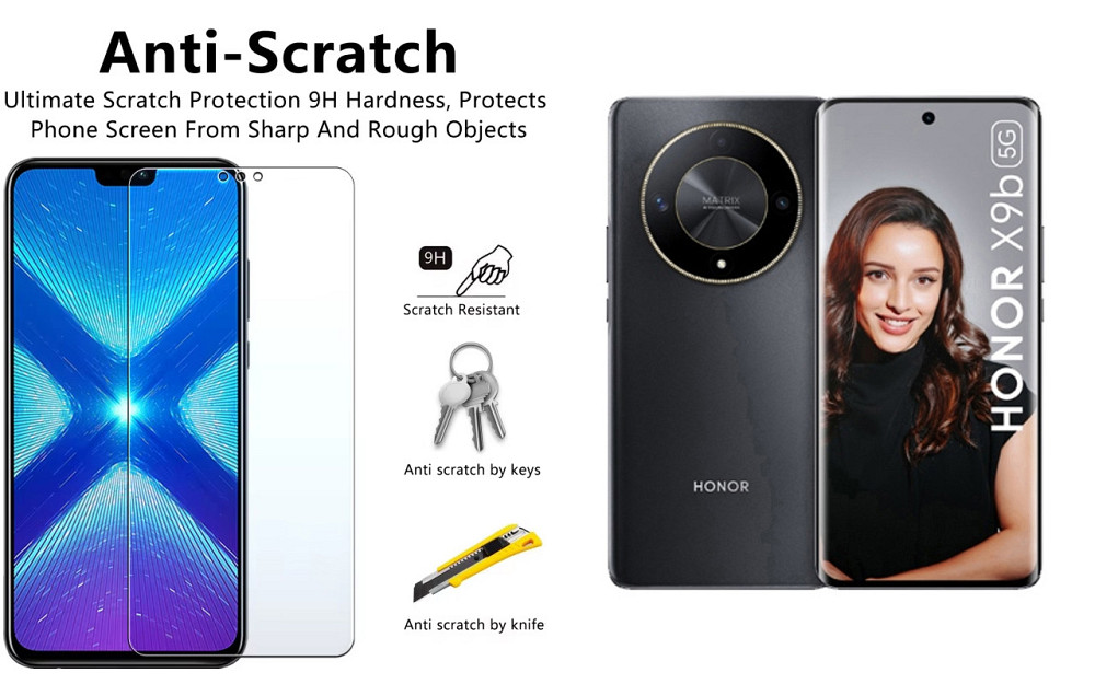 Защитное стекло NeoGlass для Honor X9b – ультрапрозрачное и устойчивое Киев - изображение 1