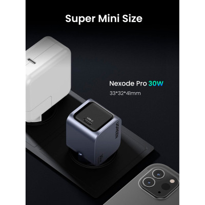 Зарядний пристрій Ugreen USB-C PD30W GaN X703 gray (35006) Вінниця - фото 12