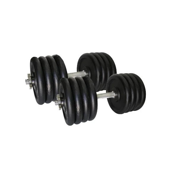 Гантели наборные литые Home 2 шт по 42 кг TI-968-745-42-1-2 Винница - изображение 1