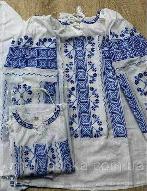 Жіноча лляна вишиванка "Сніжна" Кривий Ріг - фото 4