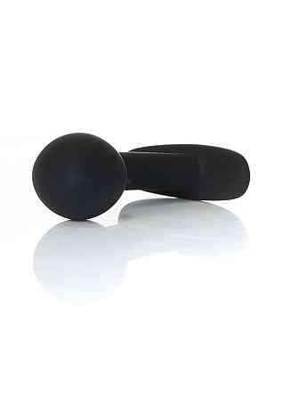 Анальна пробка - Silicone Black Curved Plug S Sex Aura Київ