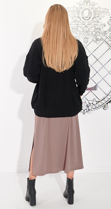 Короткий кардиган грубого в'язання (42-46) Київ - фото 6