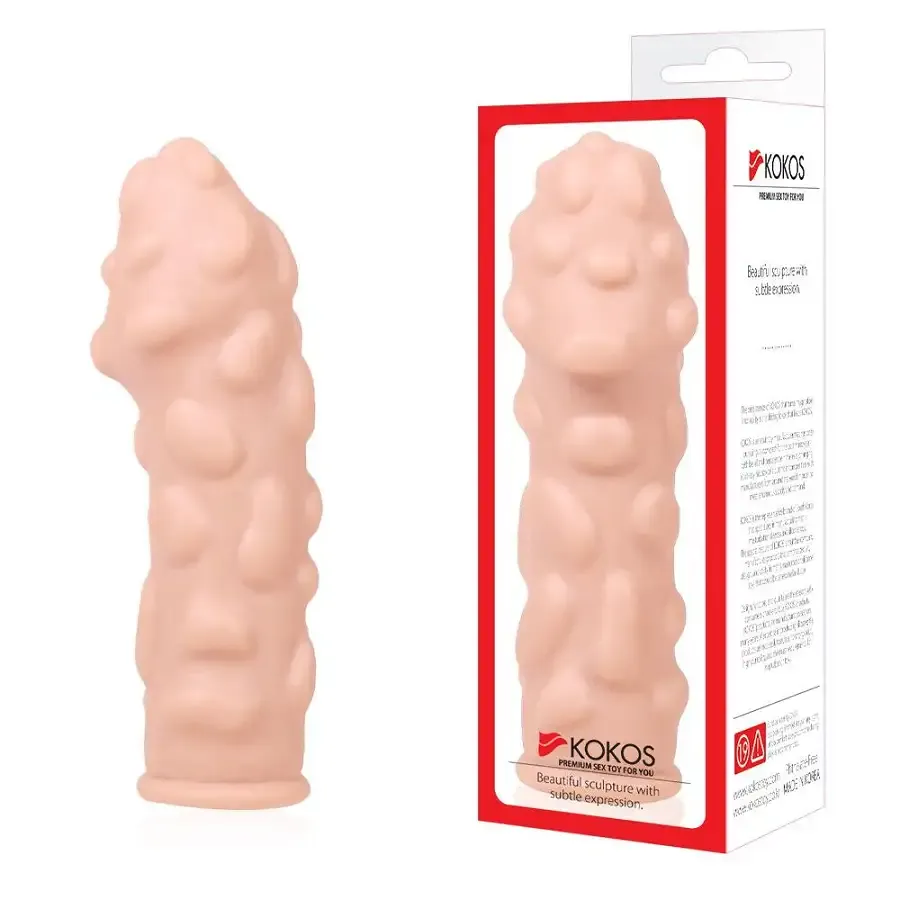 Насадка на член Kokos Extreme Sleeve ES.11 розмір S, потовщувальна, стимулювальний рельєф Львів - фото 3