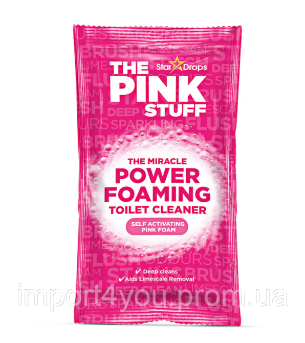 The Pink Stuff | Чудо-пенный туалетный порошок Порошок для чистки унитазов 3 х 100 грамм Харьков - изображение 2