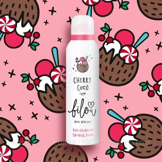Пінка для душу Bilou Cherry Coco 200 мл Чернівці