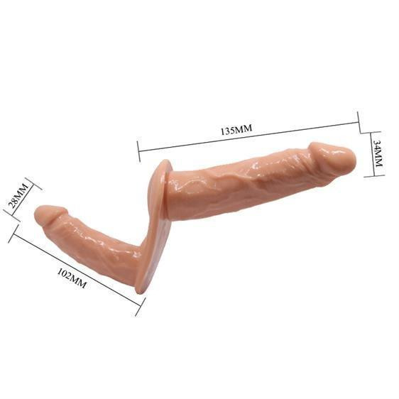 Страпон - Ultra Double Dildos Strap On 5.3" Sex Aura Київ - фото 2