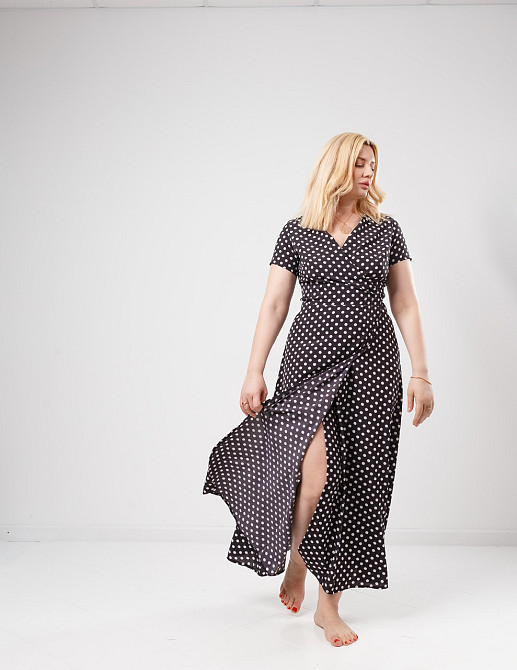 Літнє плаття в підлогу "Кайлі" оптом | Батал Київ - фото 2