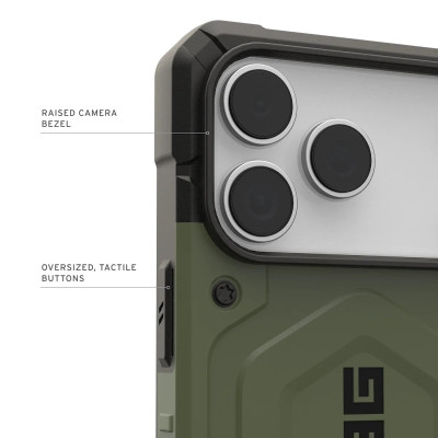 Чохол до мобільного телефона UAG Pathfinder MagSafe iPhone 17 Pro Max Olive (114549117272) Вінниця - фото 11