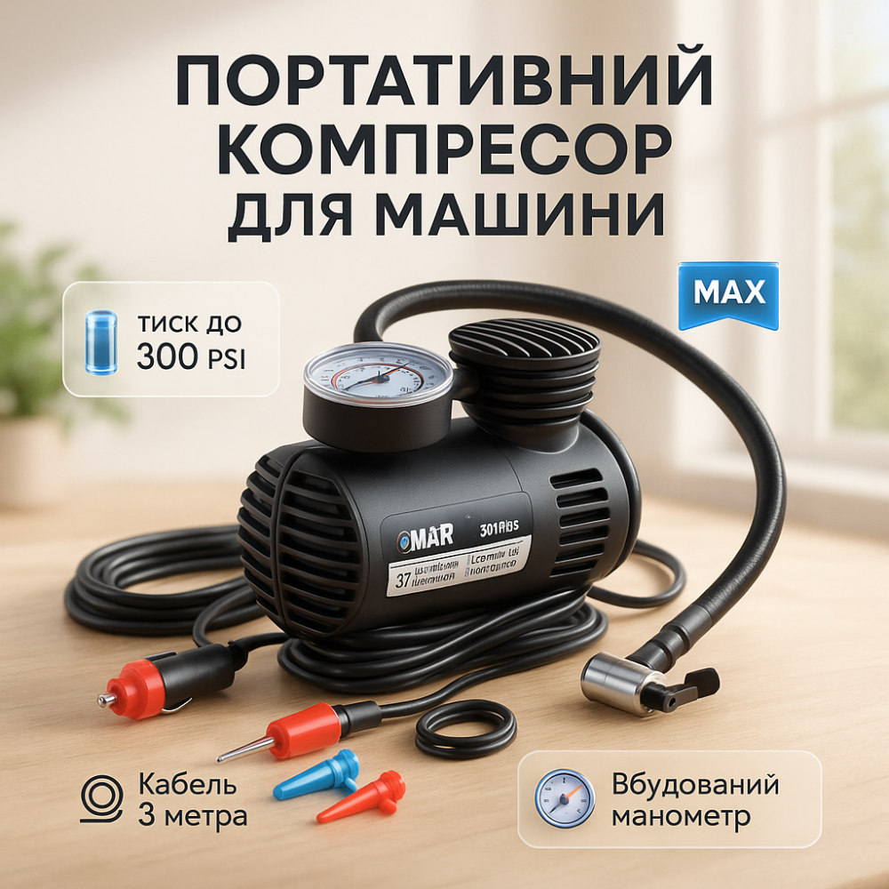 Автомобильный компрессор 3 в 1, Автомобильный компресссор, Компресор для автомобиля LN-23 Львов - изображение 19
