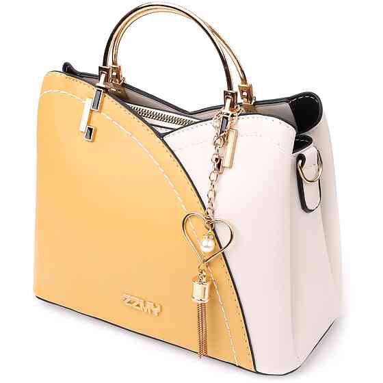 Елегантна жіноча сумка з якісної екошкіри Vintage sale_15129 Різнокольоровий Київ