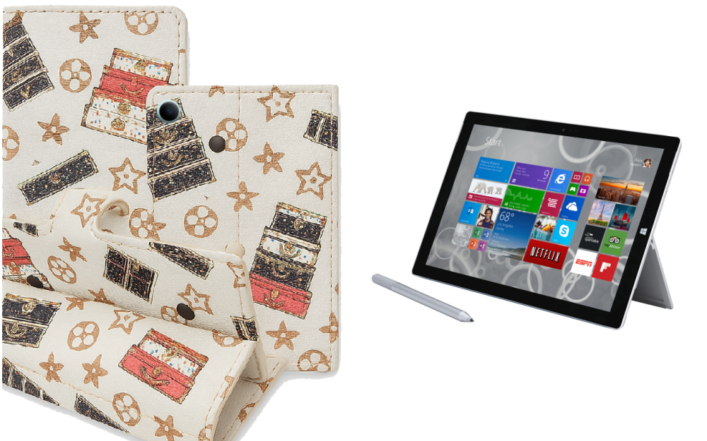 Книжка-трансформер для планшета Microsoft Surface Pro 10, Pro 11, Pro 11 X Elite, колір Black Lyi White Київ - фото 1