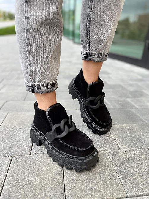 Marko Черевики жіночі DE MARKO чорні замша натуральна 40р. (4800) Коломия - фото 8