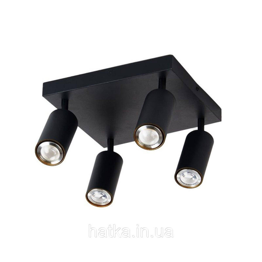 Спот INN-23196BK черный на 4 плафона Киев - изображение 3