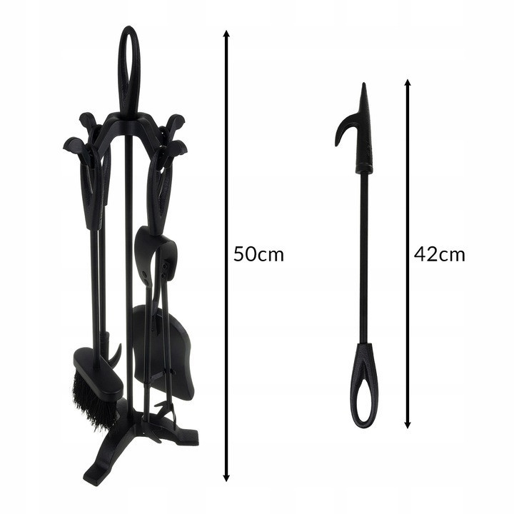 Аксессуары ретро 5в1 для каминов ,печей и т.д с подставкой Kaminer (25969) Нововолынск - изображение 7