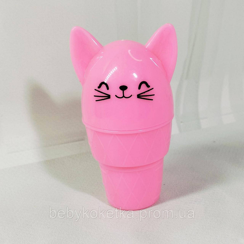 Дитячий бальзам для губ зволожувальний Magic Your Life Lip Balm Морозиво Котик Львів - фото 1