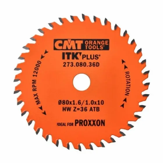 Пильний диск по дереву CMT 80x10x36z K1.6/1.0 (273.080.36D) Одеса